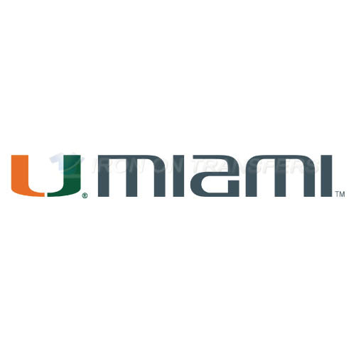 Miami Hurricanes Iron-on Stickers (Heat Transfers)NO.5043